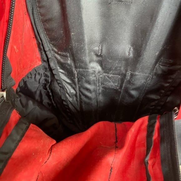 Vintage 90s The North face Tripper Hiking Backpack Red - Picture 14 of 16